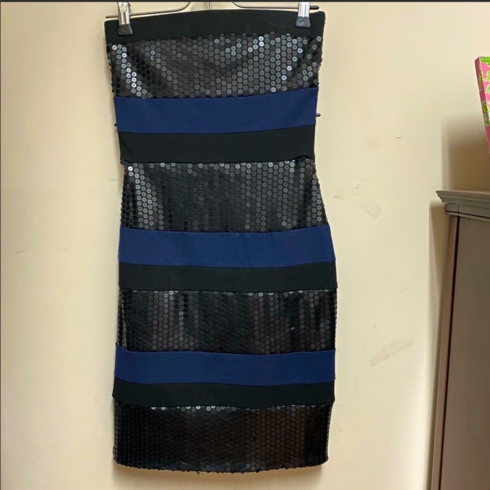 Bailey 44 Strapless Sequin Dress